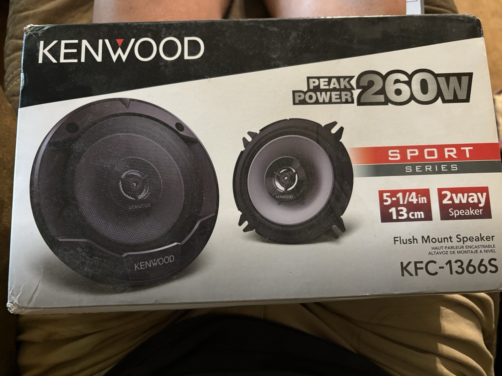 Kenwood Kdc Bt370u Receiver And KFC 1366s Speakers Open Box But Never Used