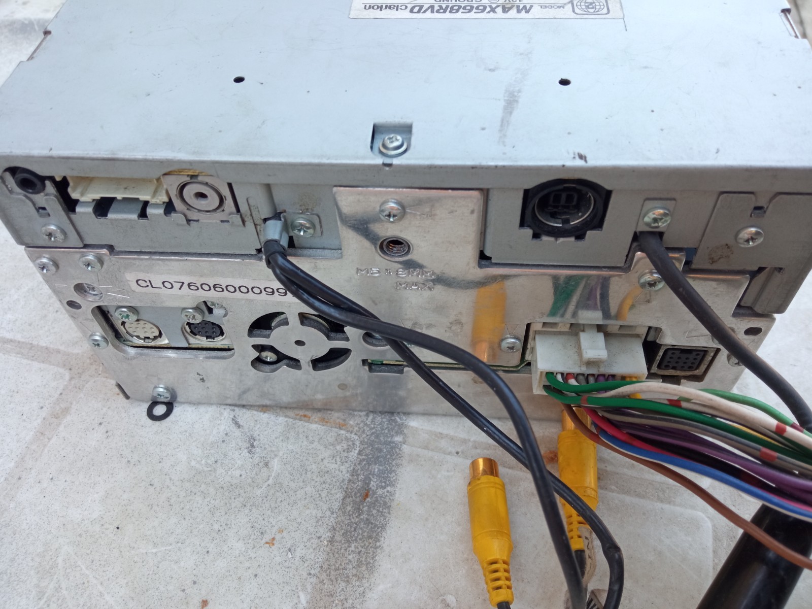 Clarion Max668rvd Max 668 Rvd Car Radio