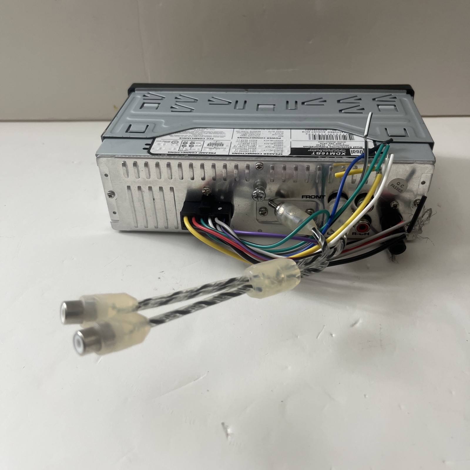 Dual XDM16BT radio stereo digital media receiver MP3 USB BT single Untested