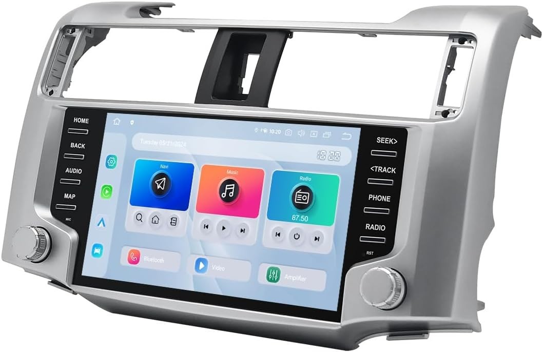 Dasaita 9″ Car Radio for Toyota 4Runner 2010-2023 Carplay Bluetooth WiFi 4G LTE