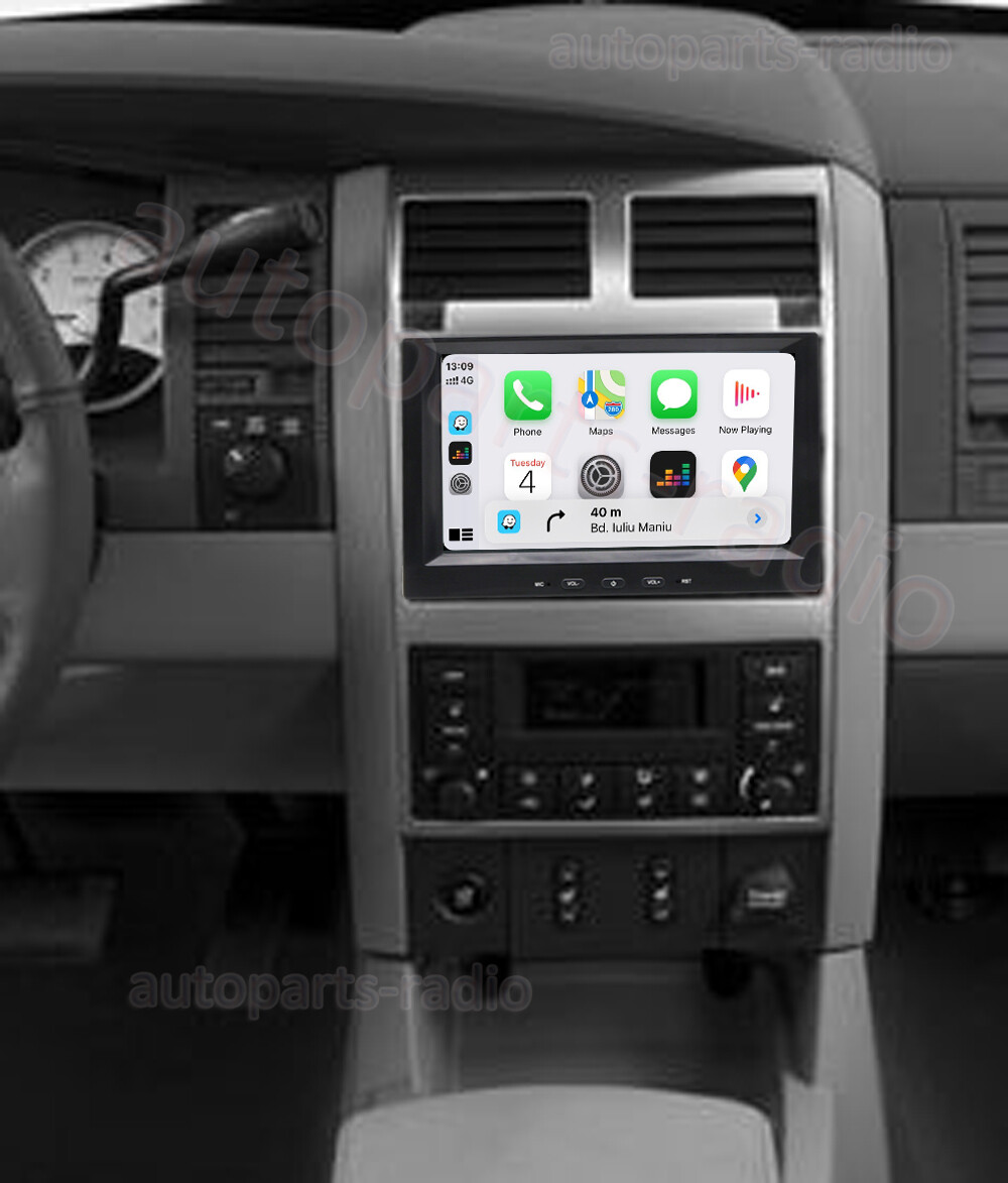 2+32G Radio de coche Android 14 para 2004-2009 Dodge Durango Carplay GPS estéreo