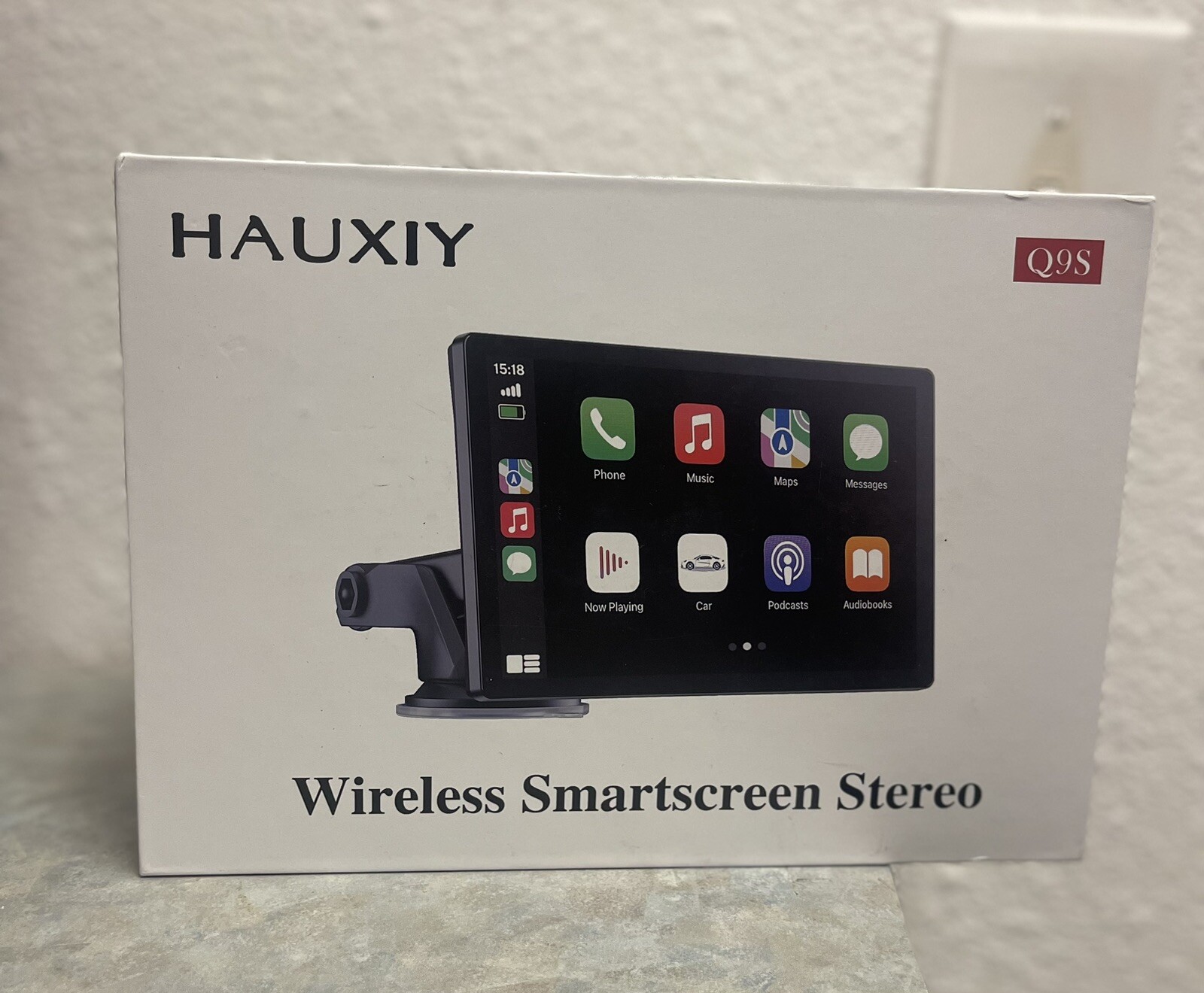 Wireless Carplay Touchscreen with 2.5K Dash Cam
