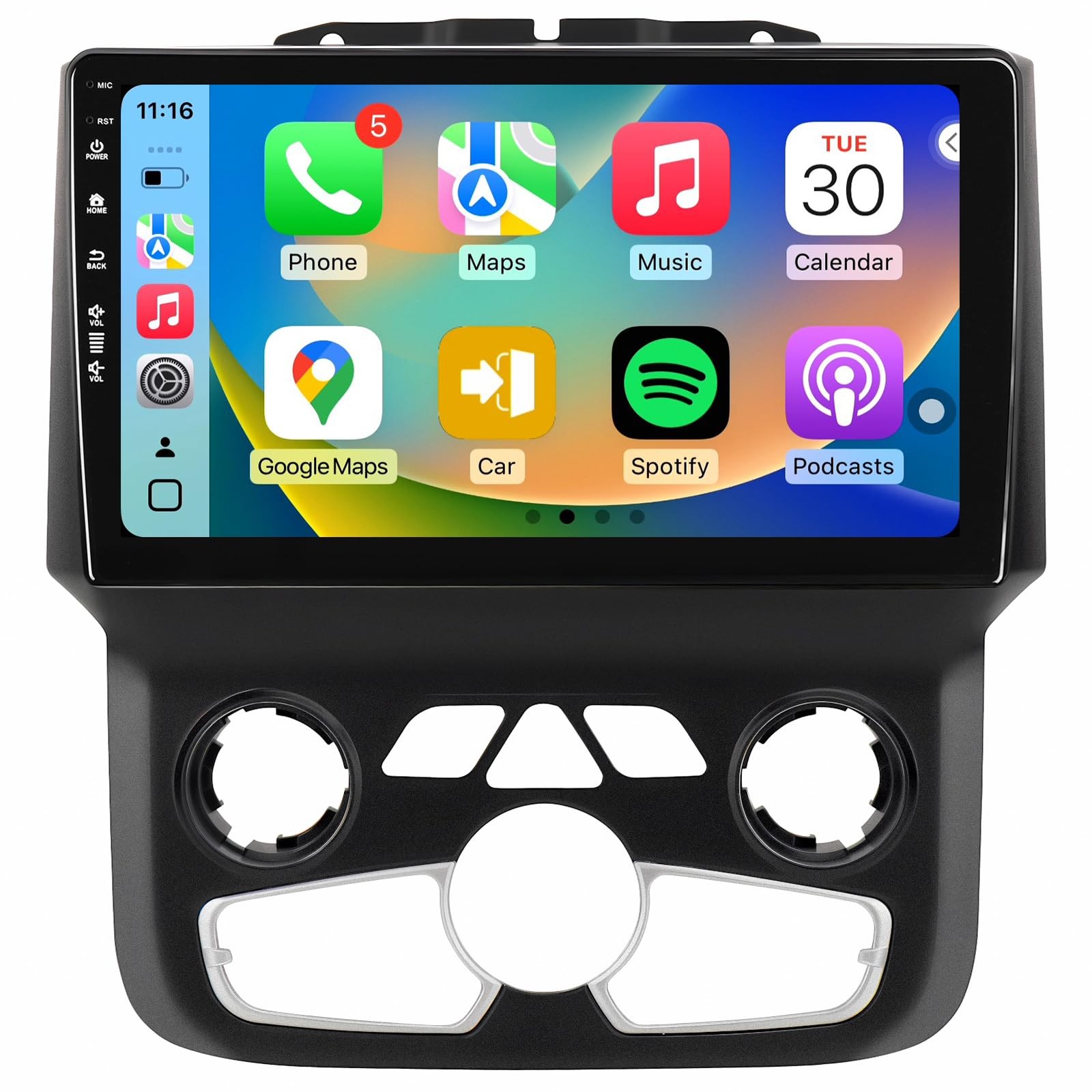 9 Inch Car Radio Stereo for Dodge RAM 2013-2018, Android 13, Wireless CarPlay