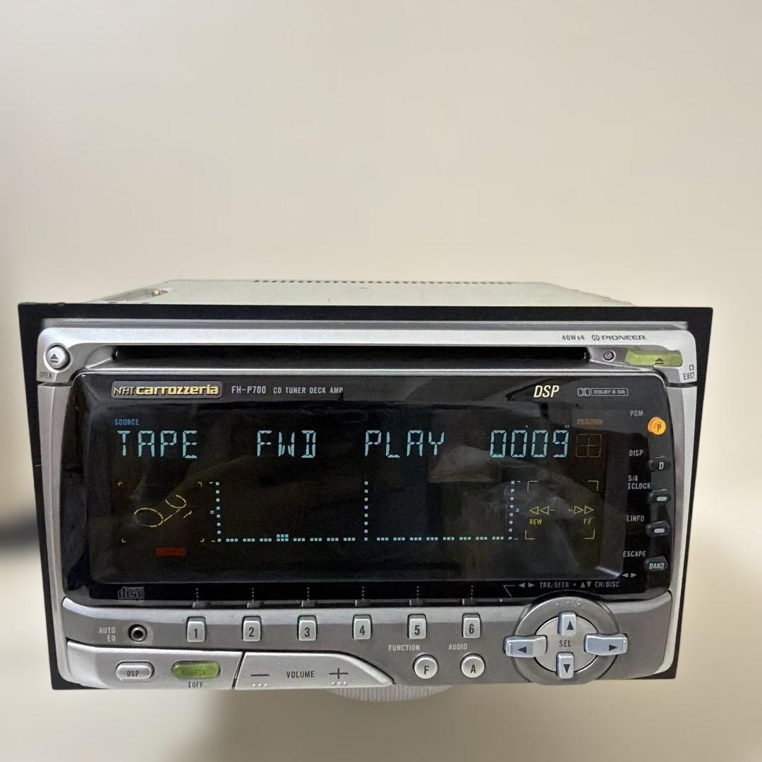 Rare Carrozzeria FH-P700-ZN CD/TAPE/deck operation confirmed