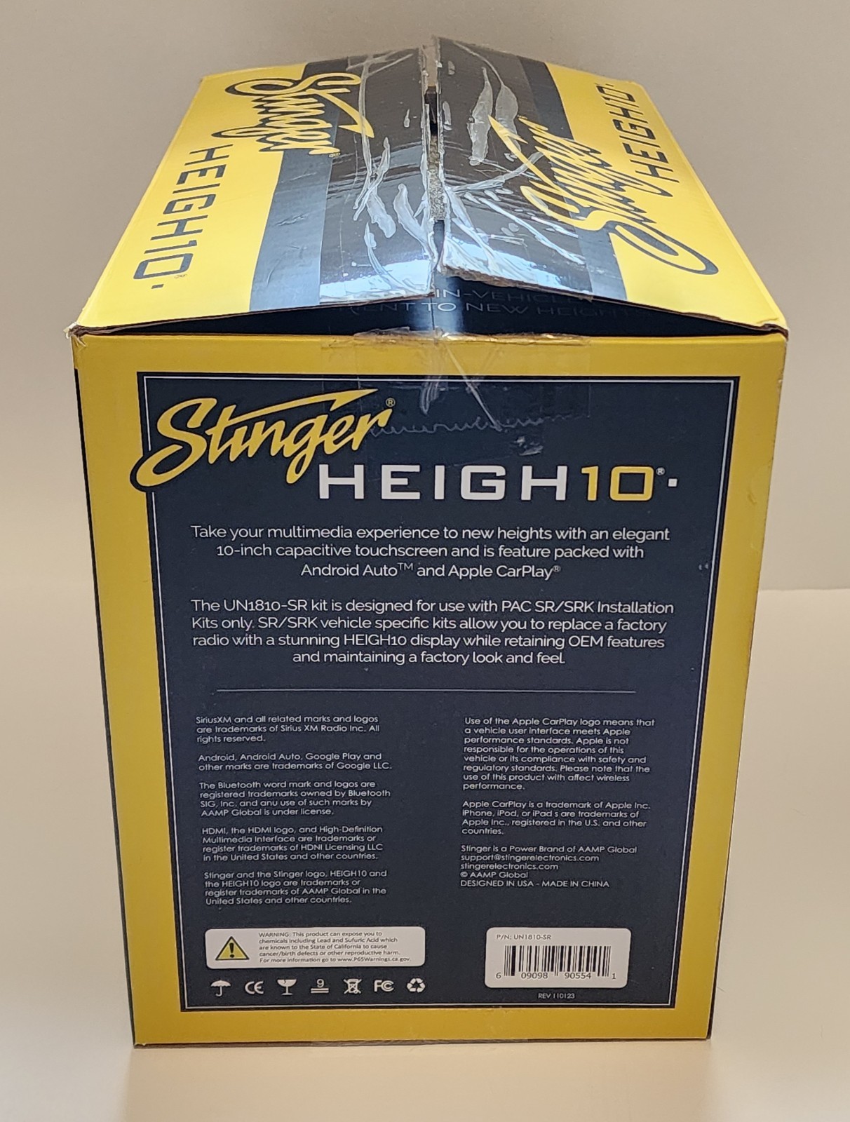 STINGER UN1810-SR Heigh10, 10-In. Modular Multimedia Display System NEW Open Box
