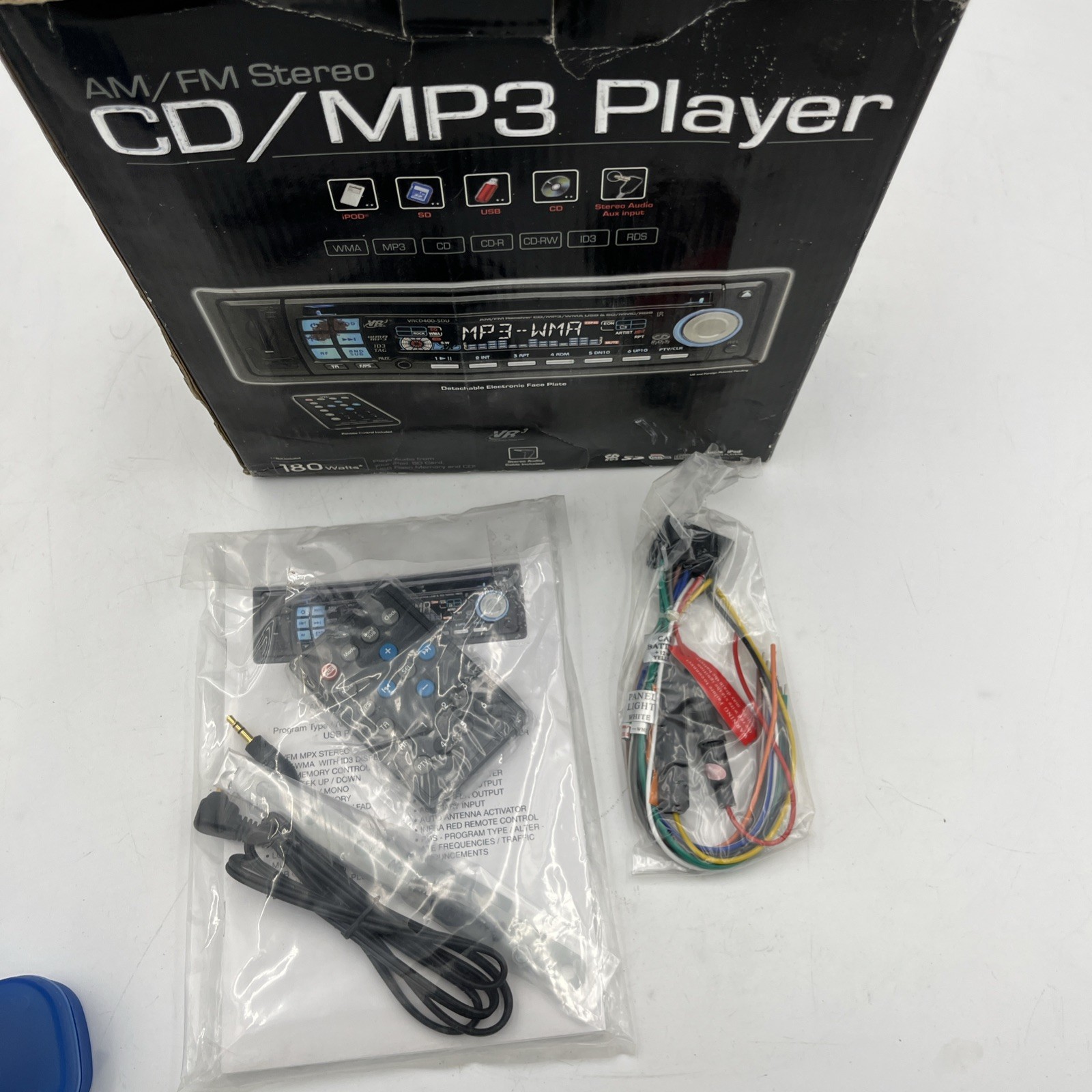 The Roadmaster VR3 AM/FM Stereo CD/MP3 Player, model VRCD400SDU NEW! Never Used