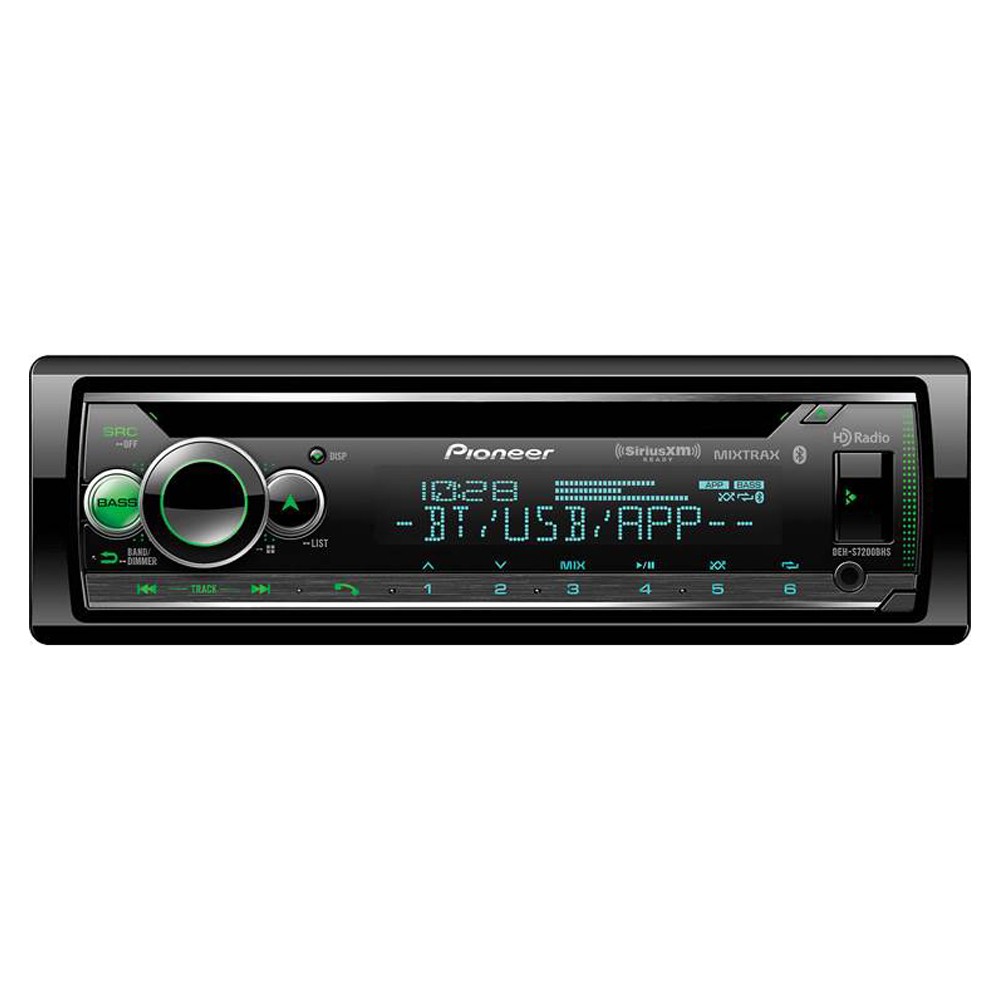 RFRB Pioneer DEH-S7200BHS Audio CD & Built-In Bluetooth w/ Amazon Alexa