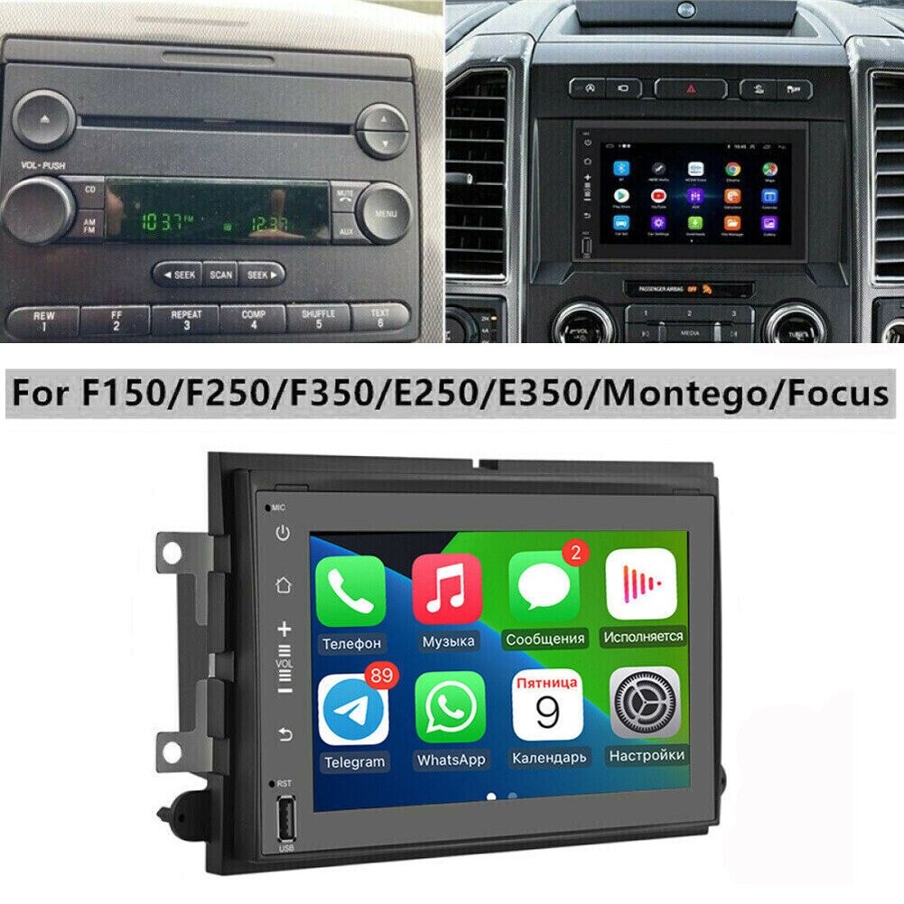 FOR FORD F250 2004-2014 7″ ANDROID 13.0 CARPLAY CAR STEREO RADIO 2+32G GPS NAVI
