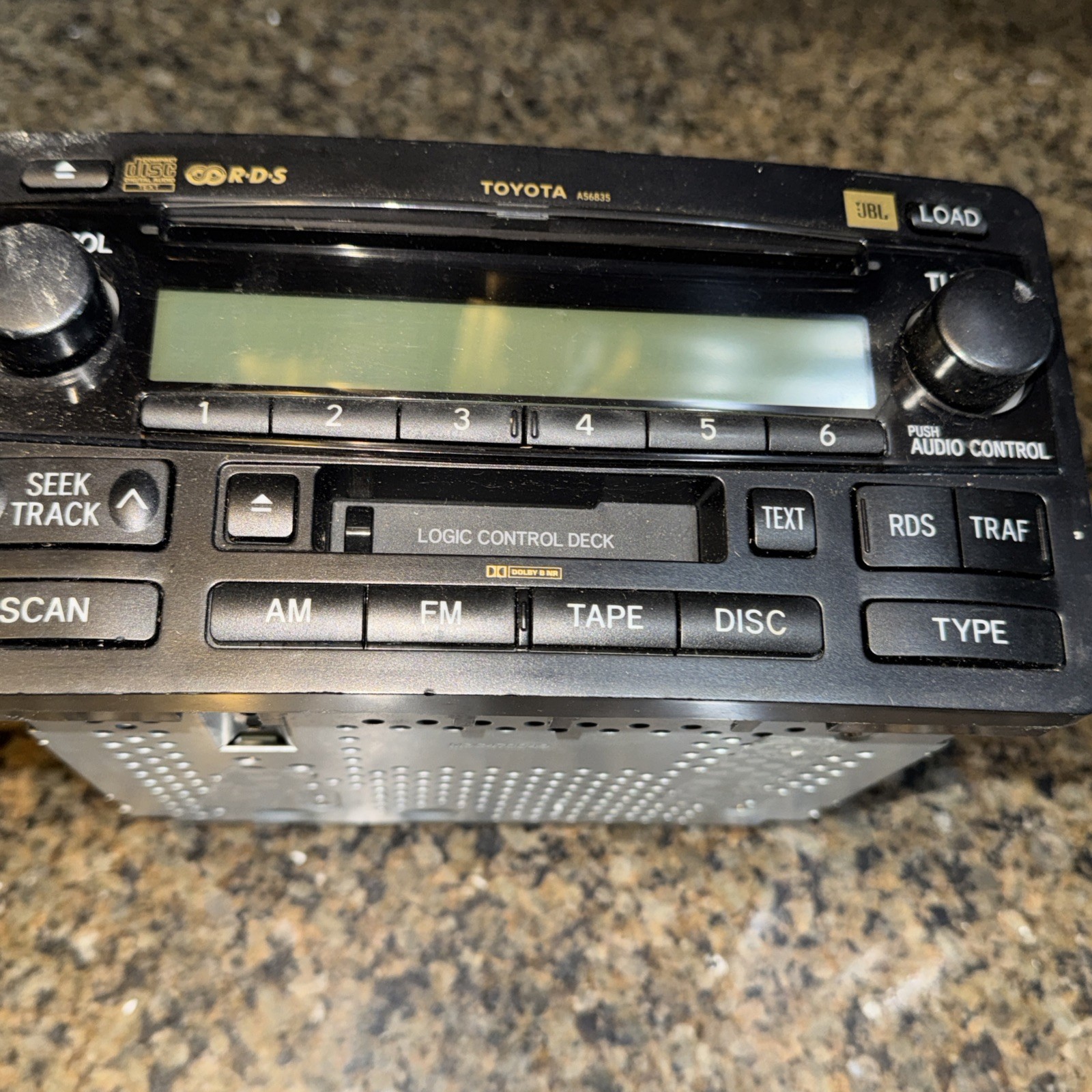 Toyota Factory Radio, Model 86120-OC120 Untested