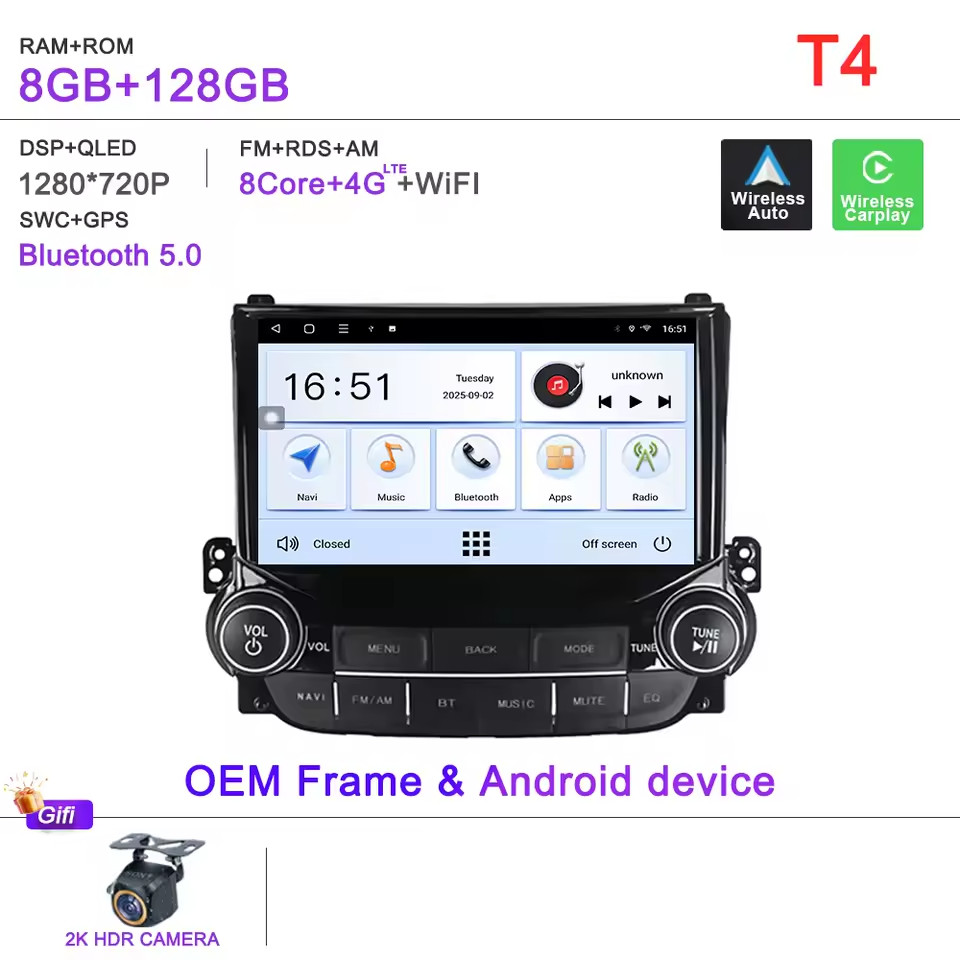 car mp5-player touch screen for Chevrolet Malibu 2015