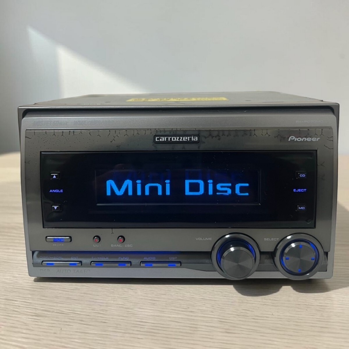 Pioneer Carrozzeria FH-P070MD 2DIN Car Audio CD MD Receiver Good GP