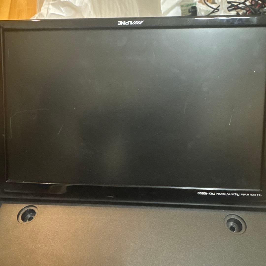 ALPINE flip-down monitor gray