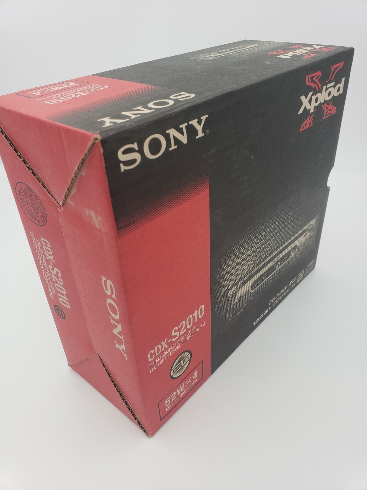 Sony Xplod CDX-S2010 Mp3 CD-R/RW FM/AM Compact Disc Player New 52Wx4 amplifier