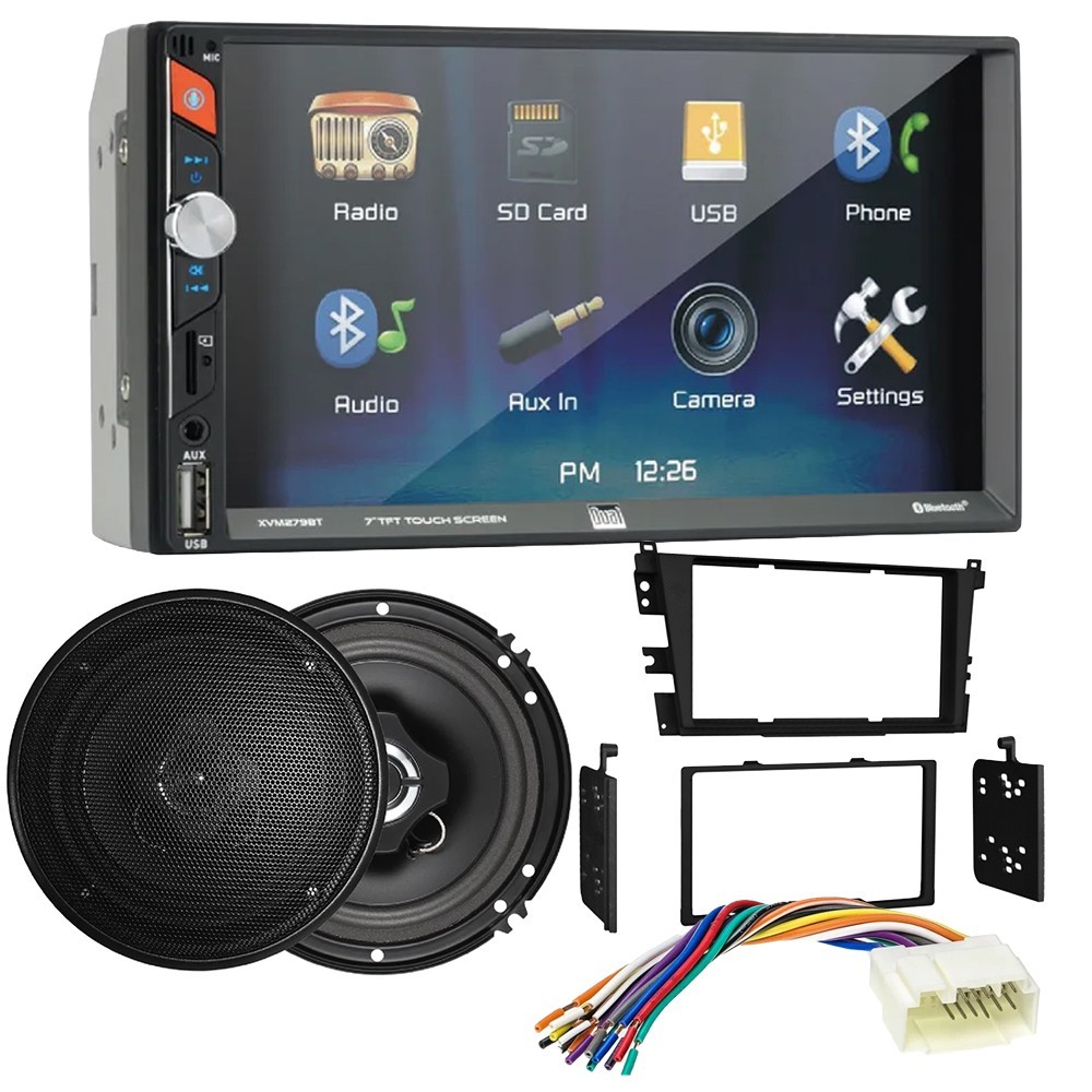 XVM279SPK2 7″ Bluetooth AM/FM Radio Car Stereo & Speakers for Acura TL 1999-2003