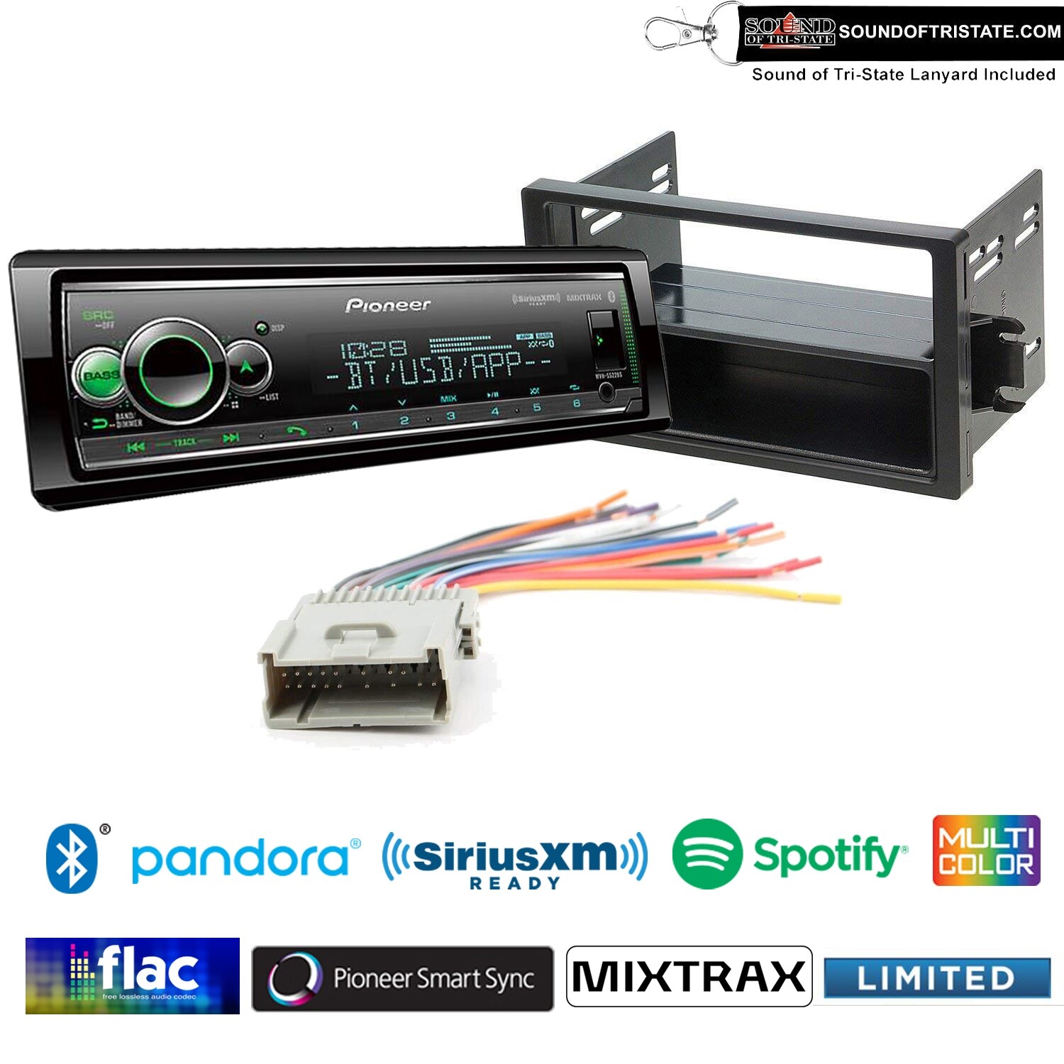Pioneer MVH-S522BS Digital Media Receiver Fits 2000-2005 Saturn S/L Series