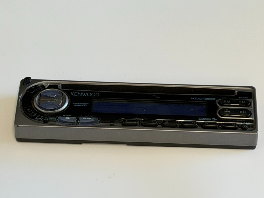 Kenwood Detachable FacePlate Model KDC-205 CD Stereo Car FACEPLATE ONLY untested
