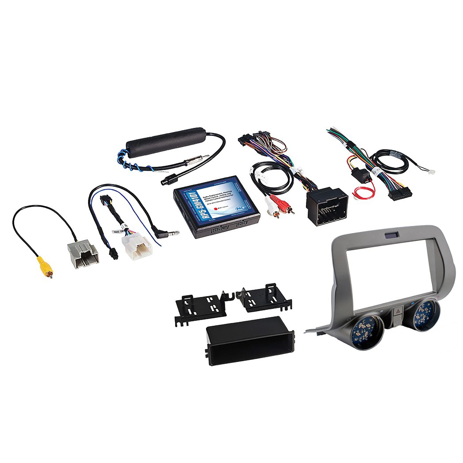 Alpine iLX-W670-S 7-Inch Mech-less Receiver w/ PAC RPK5-GM4101 2010-15 Chevy …