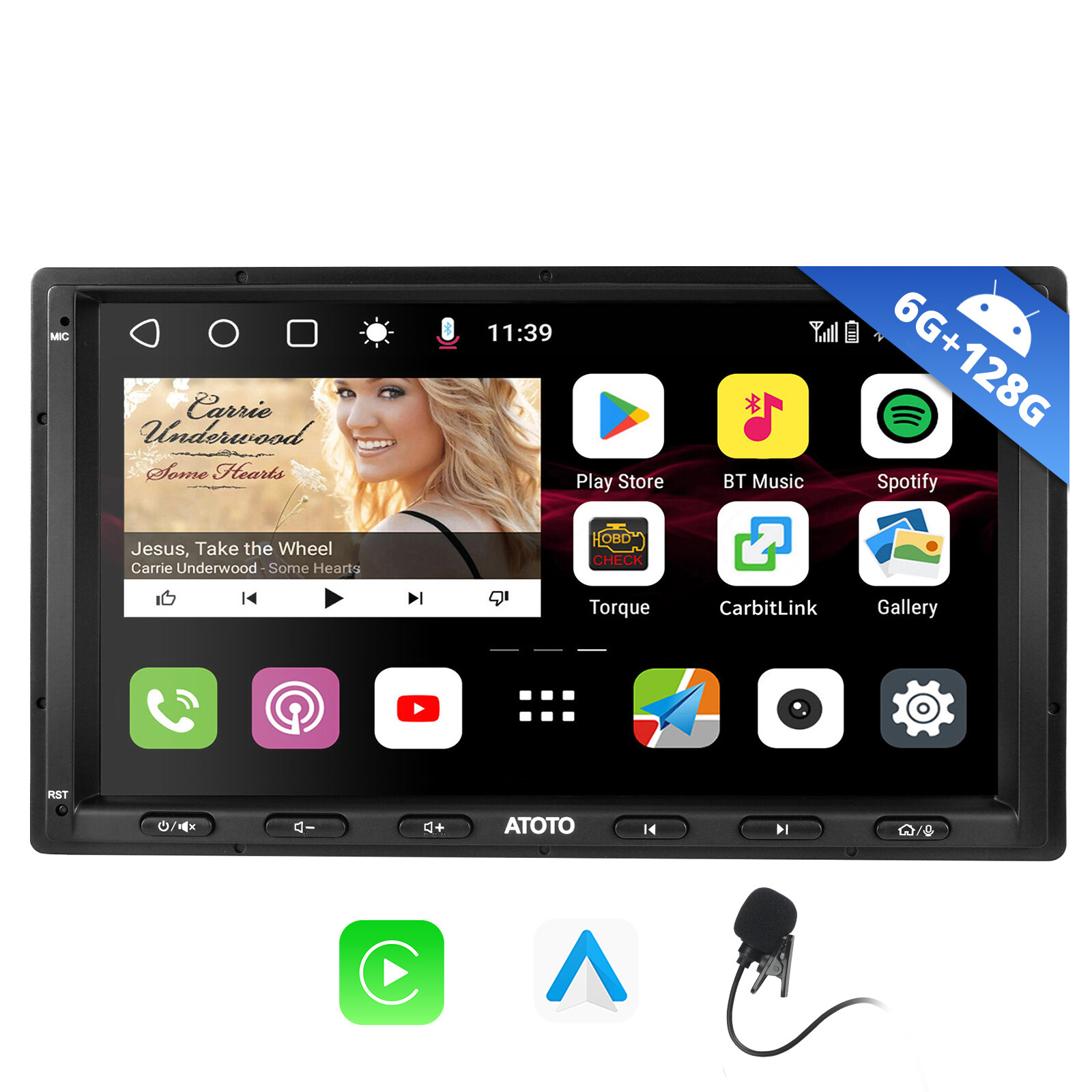 ATOTO S8 Ultra New 7in 2DIN Car Stereo Wirelss Android Auto &Carplay 6G+128G