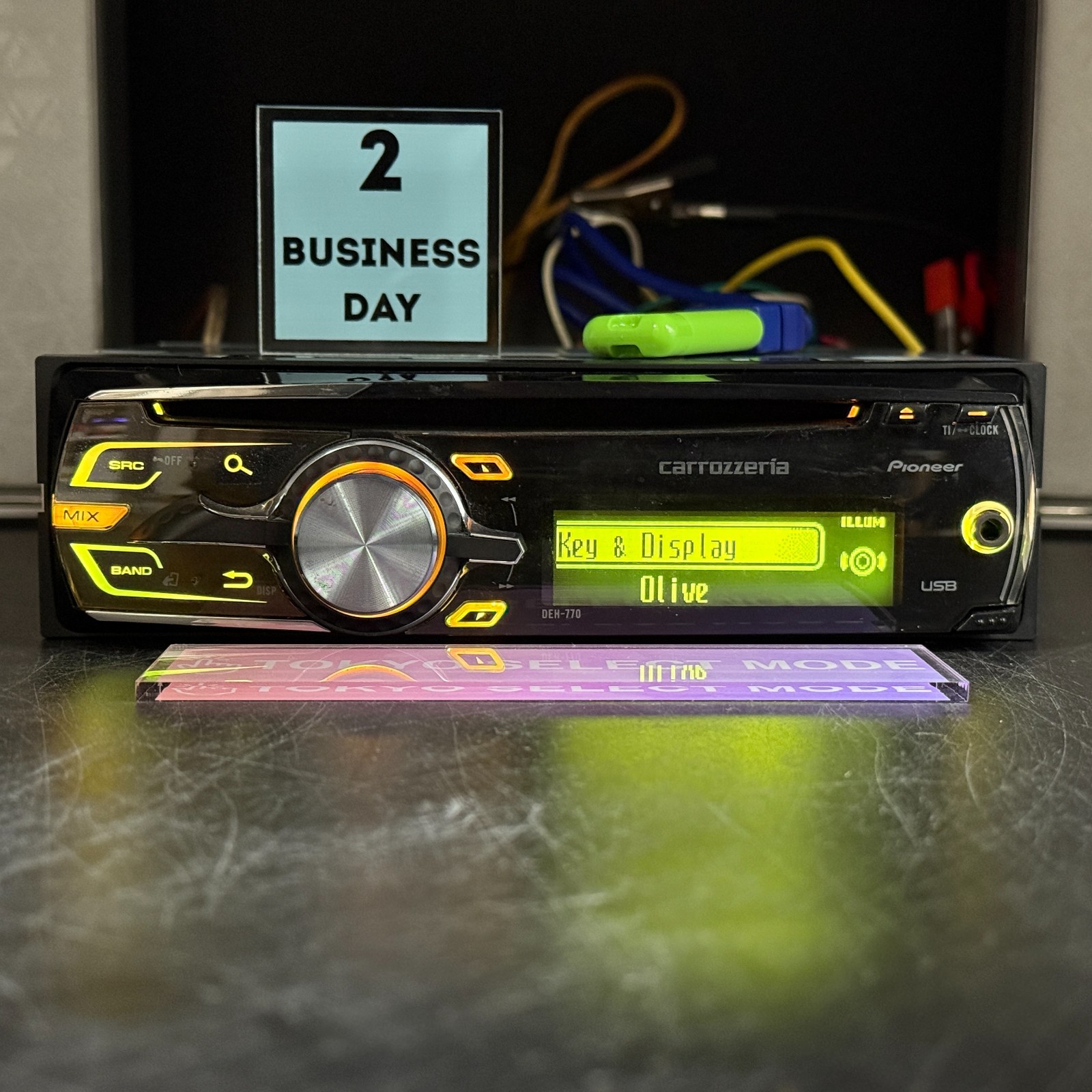 Pioneer Carrozzeria DEH-770 1DIN Car Audio Player CD USB AUX Tested JDM In Stock