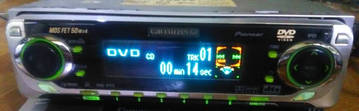 Pioneer Carrozzeria DVH-P717 1DIN Car Audio DVD/CD Player Tuner 50Wx4 Japan