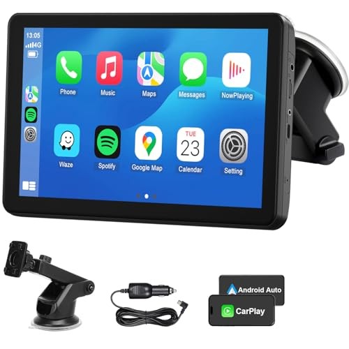 Wireless CarPlay Android Auto Car Screen HD Bluetooth AirPlay Touch 7 Inch