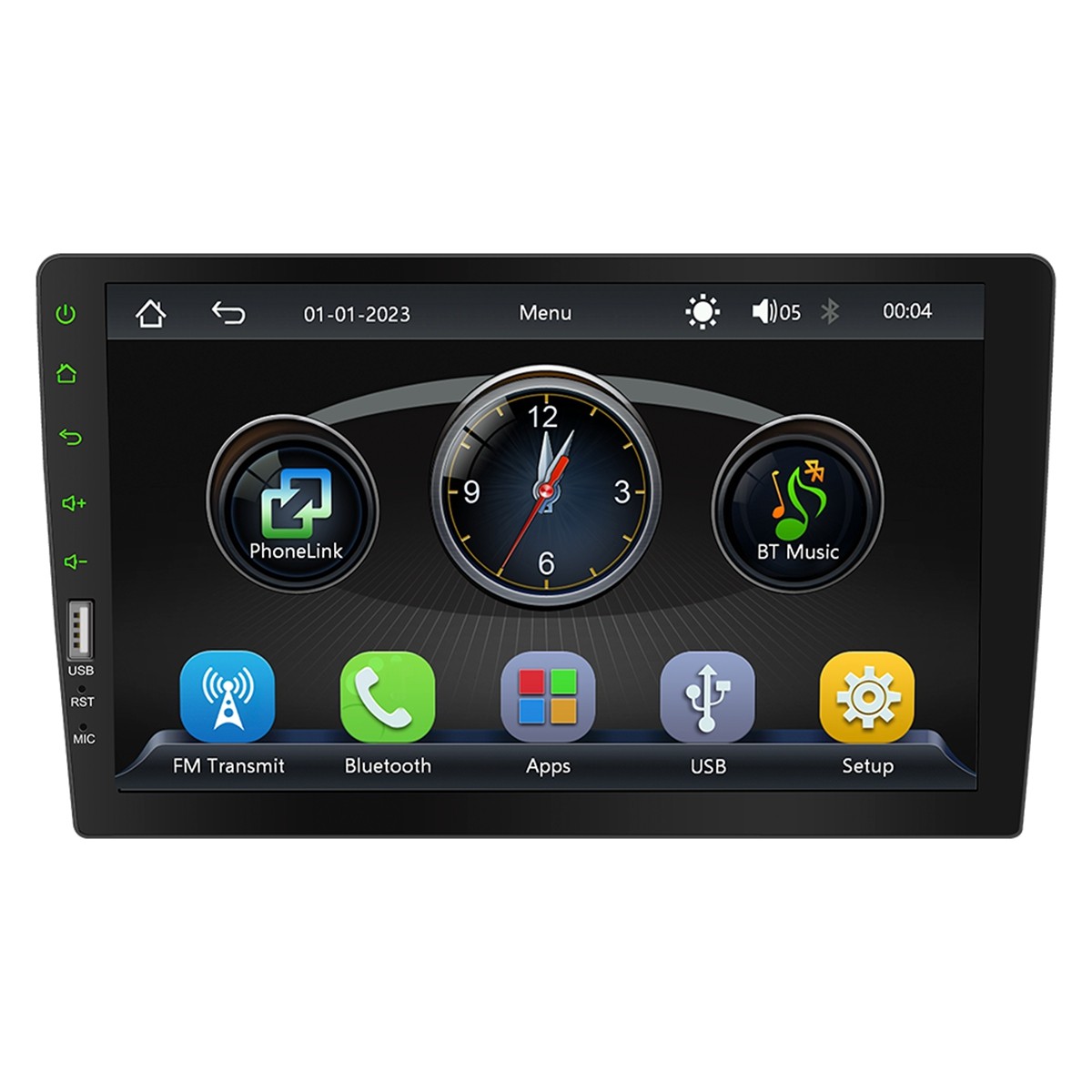 9″ 12V Single Din Car Stereo MP5 Carplay Radio Touch Screen Bluetooth Player FM