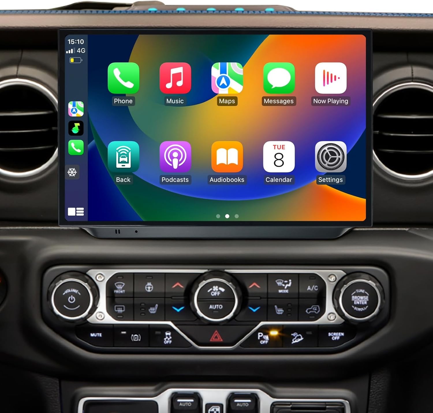 Car Radio for Jeep Wrangler JL Gladiator 2018-2022 Stereo Carplay Android Auto