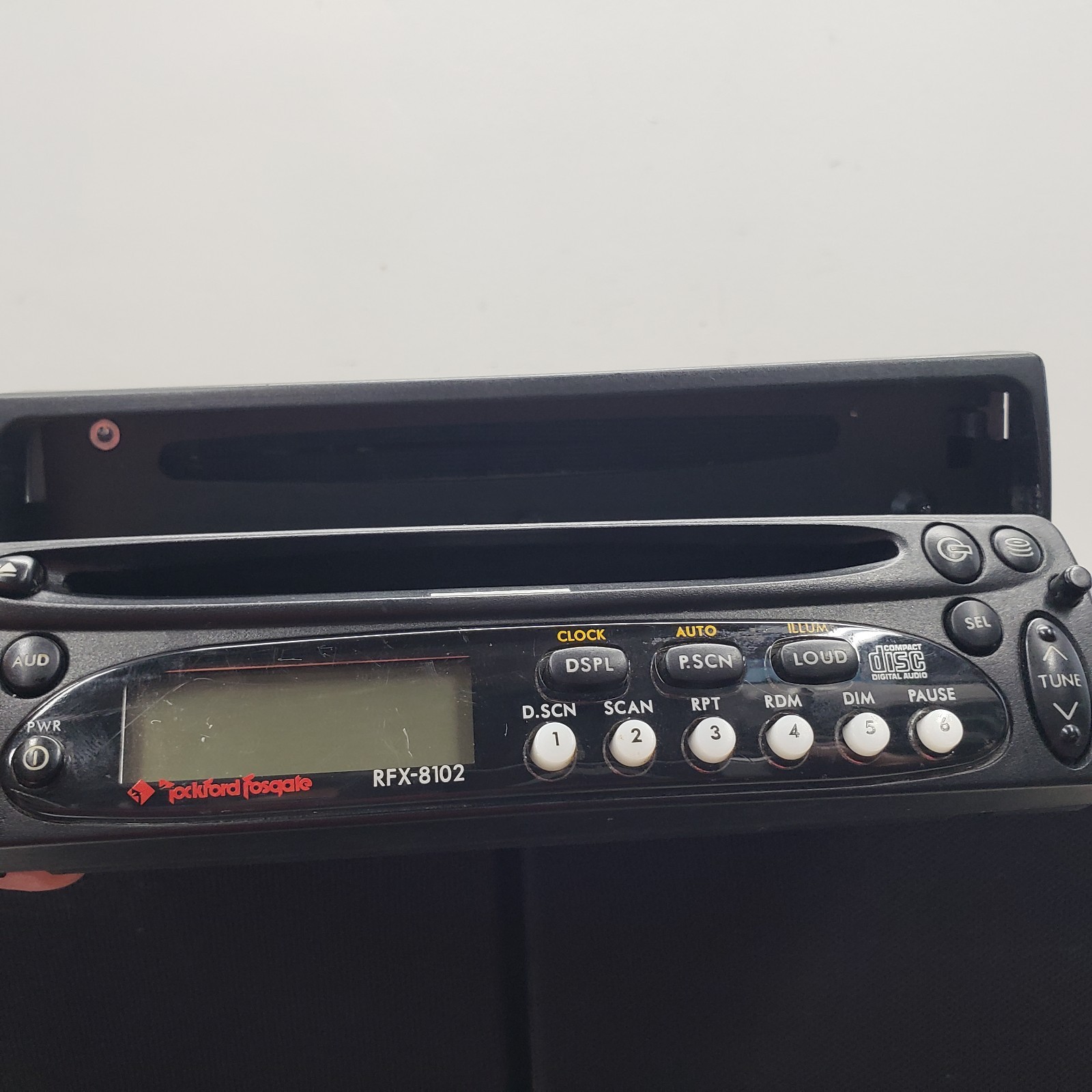 Old School Rockford Fosgate RFX-8102 AM/FM CD Player Detachable Face Car Stereo