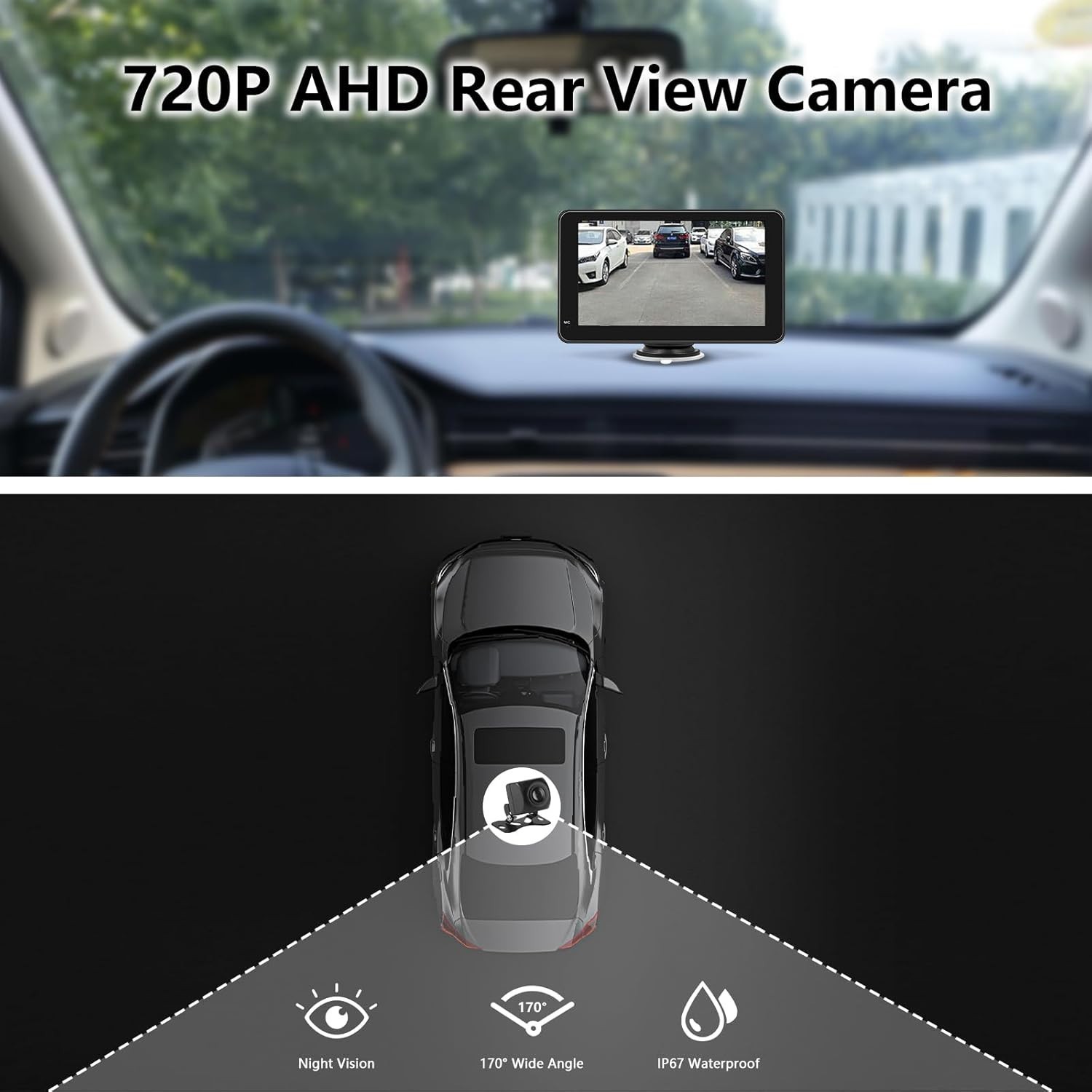Car stereo 7 Inch Touch Screen Wireless CarPlay Android Auto Backup Camera