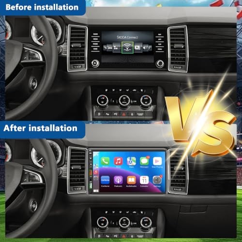 Single Din Car Stereo with iOS/Android Mirror Link 7 Inch Single Din 7050