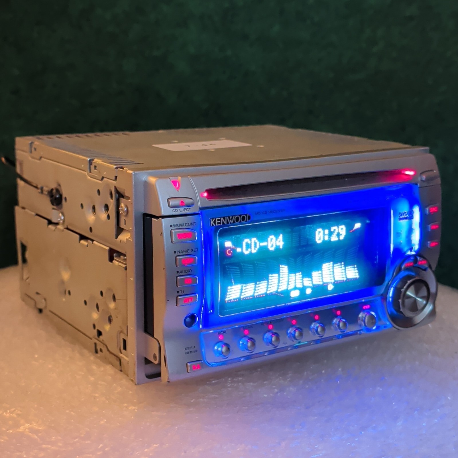 KENWOOD DPX-06MD 2DIN Car Audio CD MD Player JDM Tested video