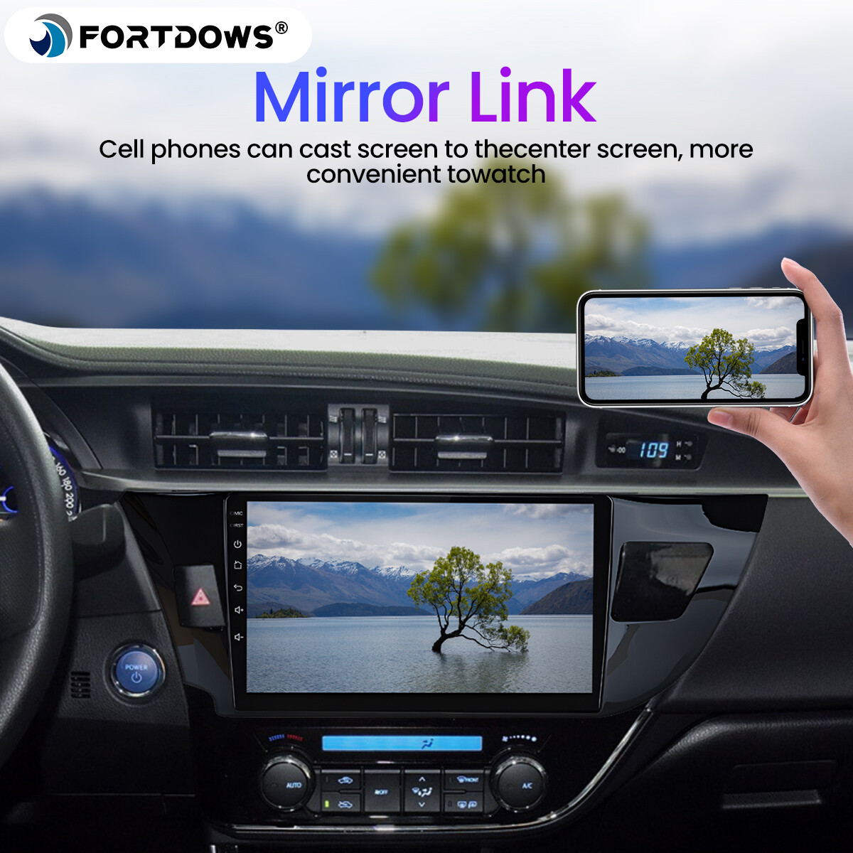 2+64G for Toyota Corolla 2014-2017 CarPlay Auto Car Radio Stereo Screen 1280*800
