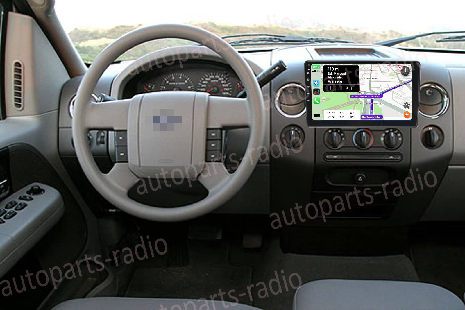 10.1” Carplay FOR 2004-2008 Ford F-150 Android 13 CAR STEREO RADIO GPS FM