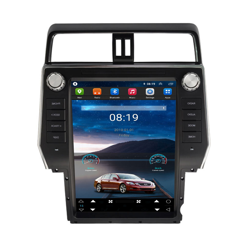 12.1″ Tesla Style Android 14.0 Car Radio For Toyota Land Cruiser Prado 150 2018-