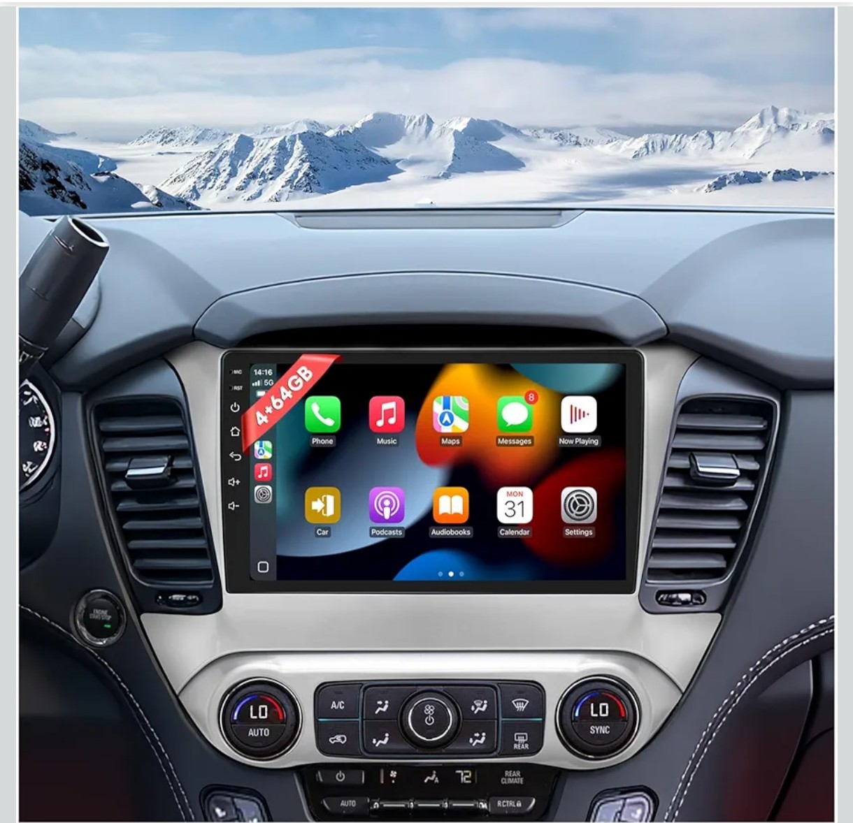 2015-2019 Chevy-Suburban/Tahoe, GMC-Yukon, 10.1″ 8-Core, 4/64GB