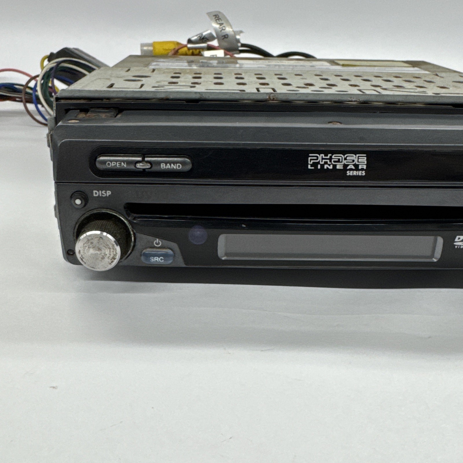 Phase Linear By Jensen UV10 DVD/MP3/WMA Car Stereo Receiver/NAV 102 TESTED WORKS