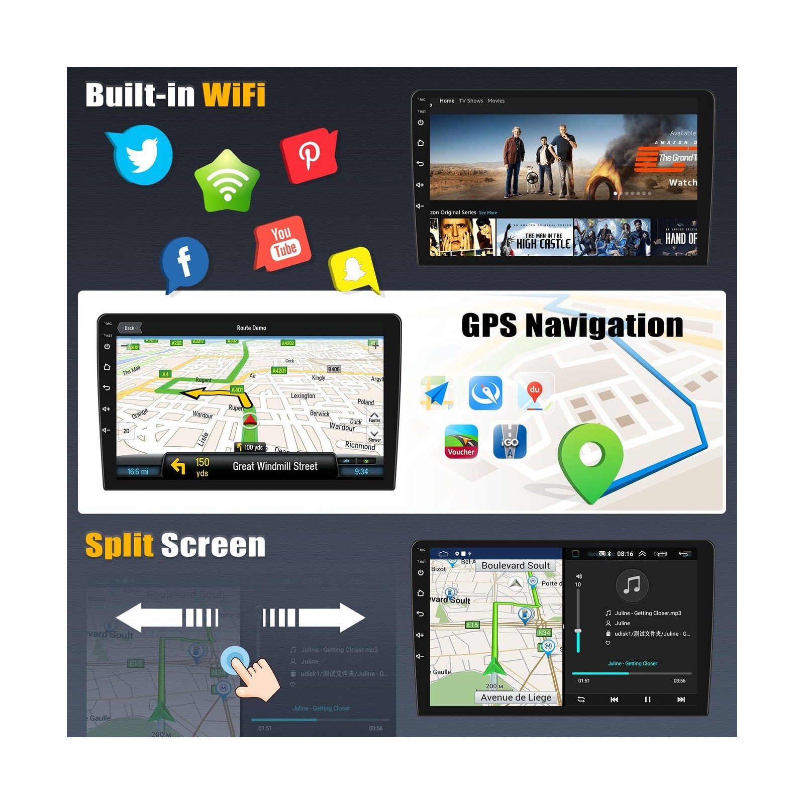 [2+64G] Android 13 Car Stereo for VW Passat B6 B7/Magotan CC 2010-2015 with C…