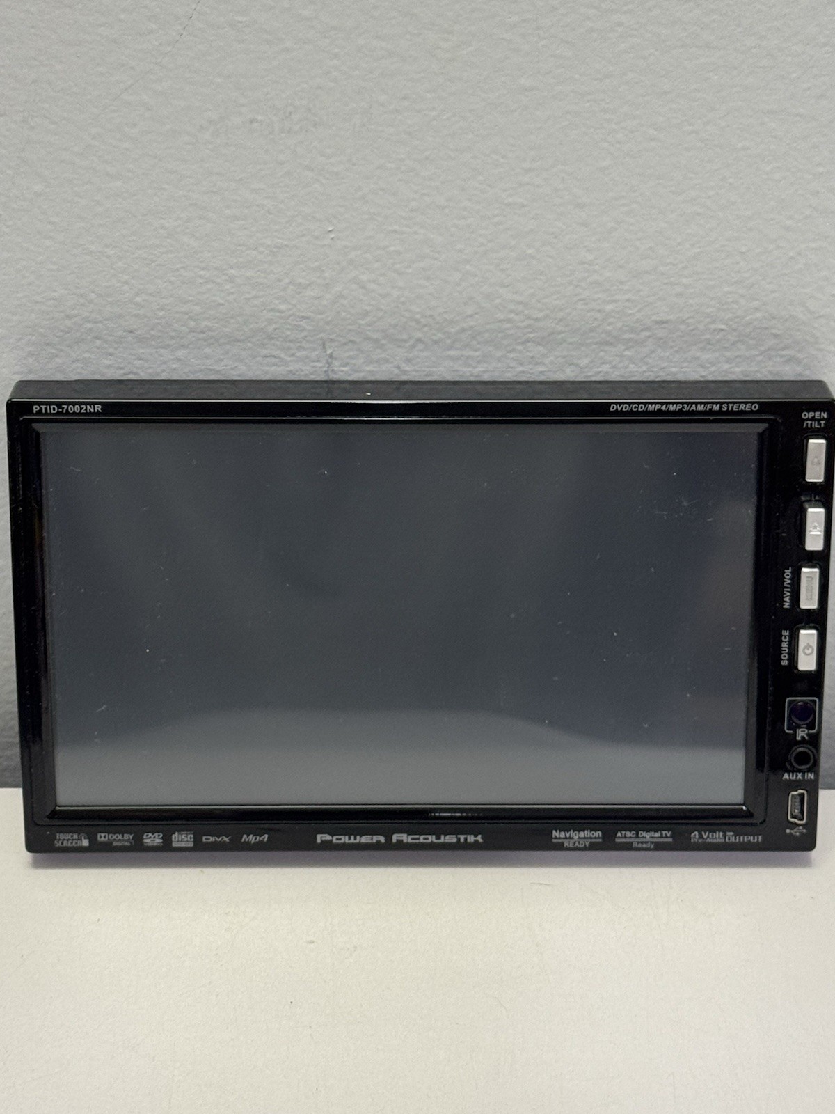 Power Acoustik PD-7002NR DVD Bluetooth Multimedia Receiver w/ 7″ Touchscreen CIB
