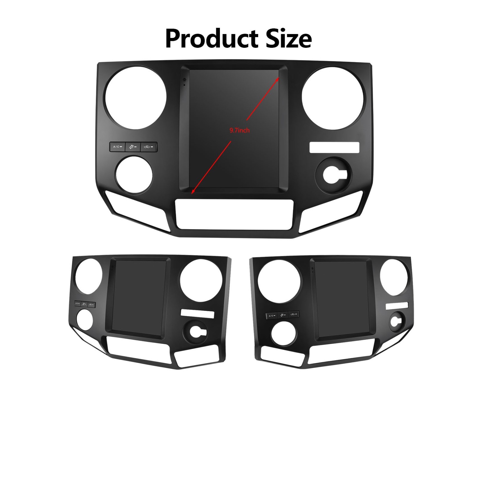 32G CarPlay 9.7” For 2009-12 Ford F-250 F-350 Super Duty Android14 Radio Stereo