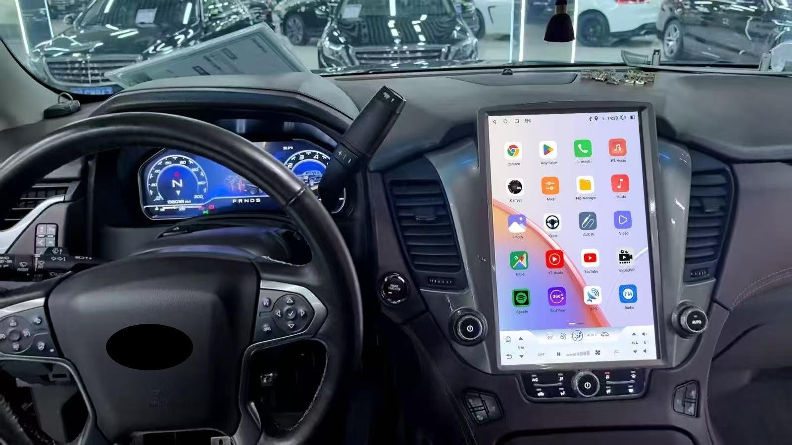 Android Car Radio 2din Stereo For Chevrolet Suburban Tahoe Gmc Yukon 2014-2020