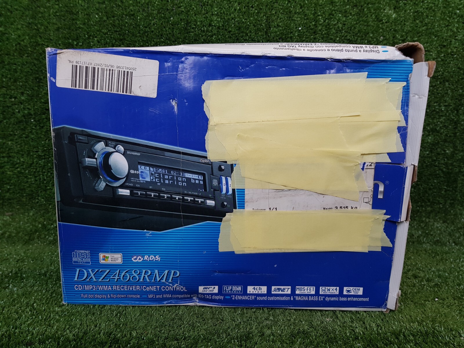 Clarion Dxz468rmp Clarion Dxz 468 Rmp Original Car Radio With Box