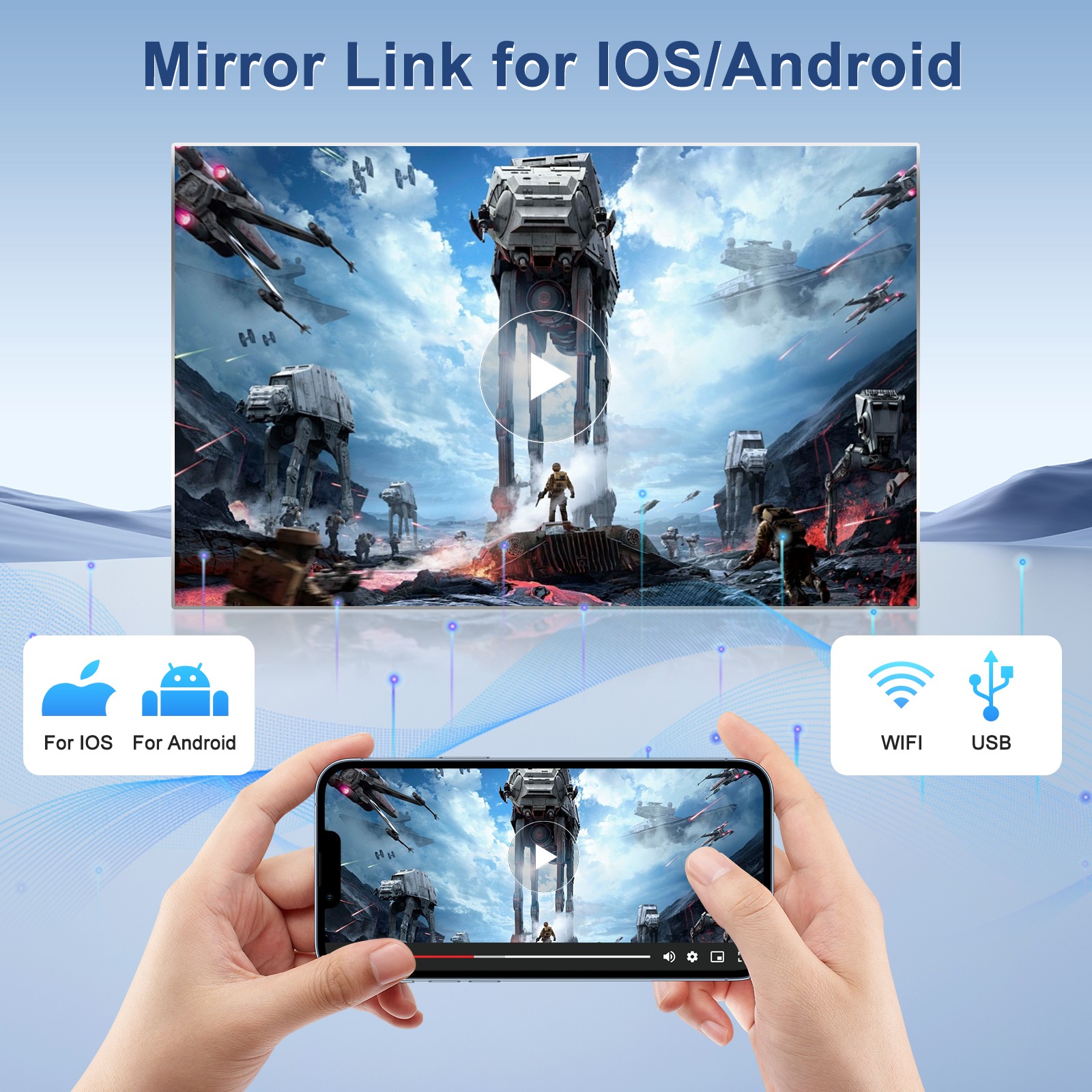 4+64G Android 13 Car Stereo Radio GPS WIFI Touch Screen For Honda CRV 2007-2011