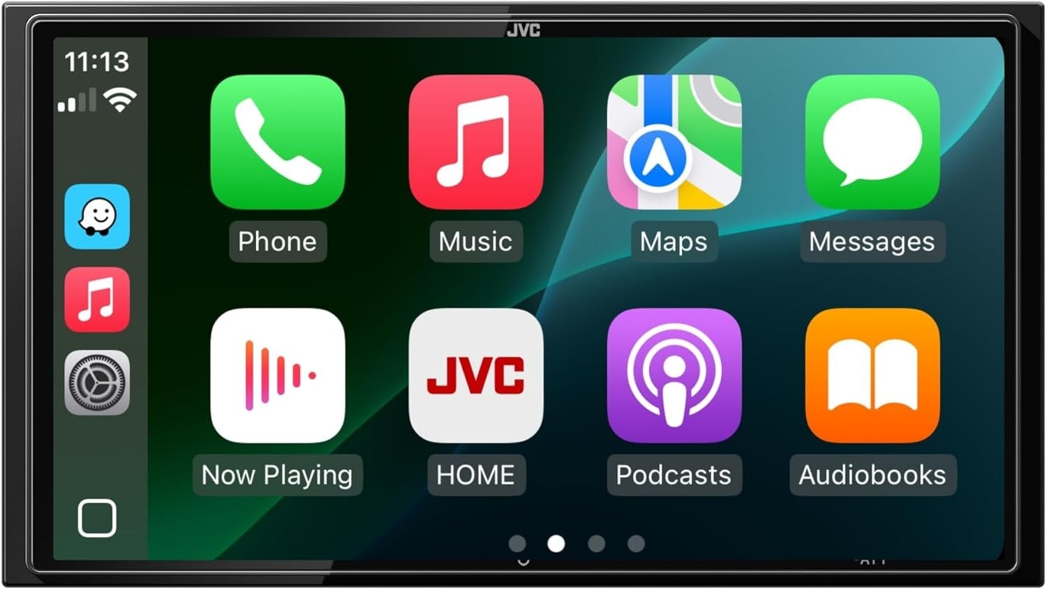 JVC KW-M795BW 7 Inch HD Touchscreen Car Stereo, Wireless Apple CarPlay Android A