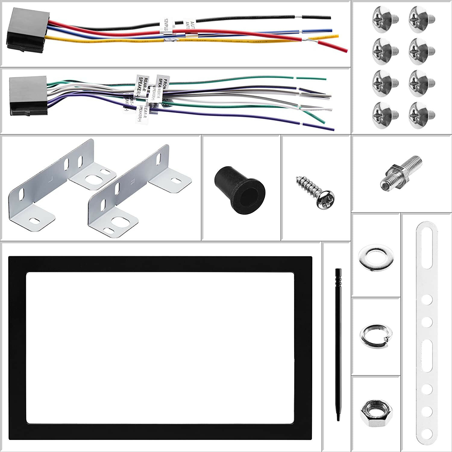 Planet Audio P9628B Double Din, Touchscreen, Bluetooth, DVD/CD/MP3/USB/SD AM/FM