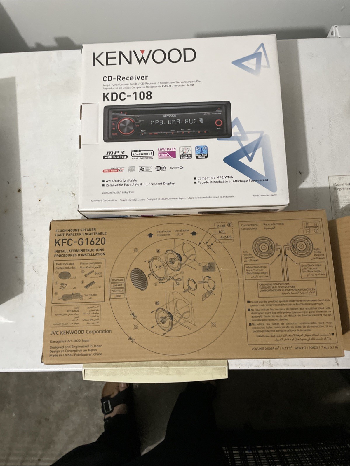 💥BRAND NEW💥 KENWOOD DIGITAL MEDIA RECEIVER AM/FM XM CD DPX303MBT💥NEVER USED💥