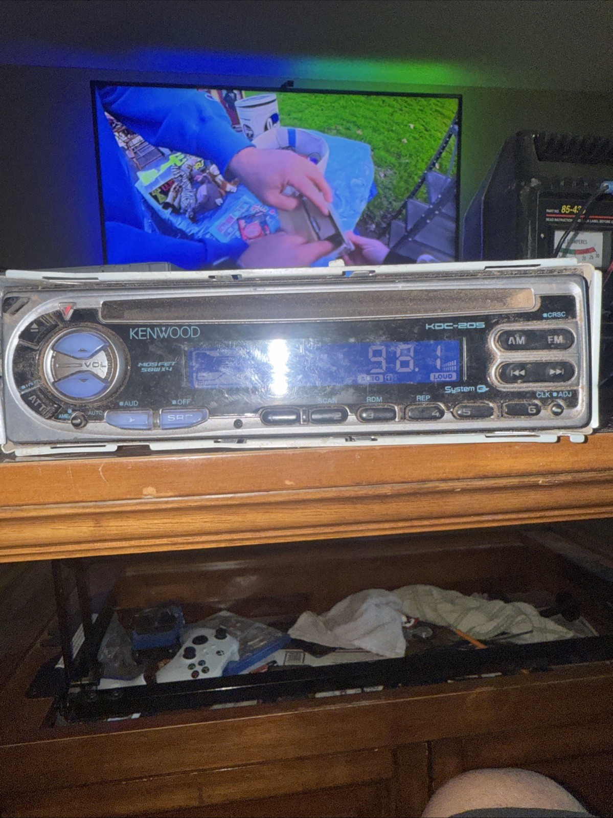 VINTAGE KENWOOD KDC-205 AUTOMOBILE CAR CD Player Receiver Head Unit – TESTED