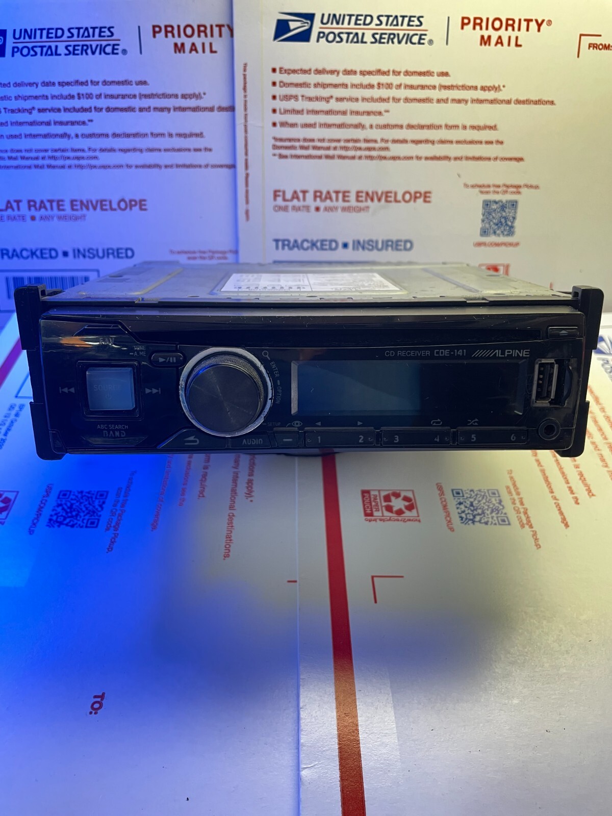 ALPINE CDE-141 used single din radio 🔥🔥