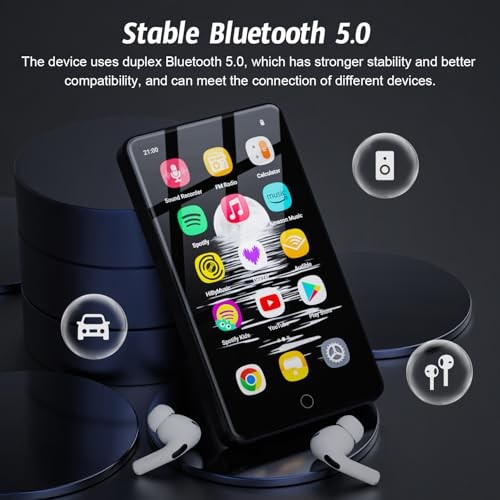160GB Android 13 MP3 Player with Bluetooth and WiFi – 4.02″ IPS HD Touch Screen