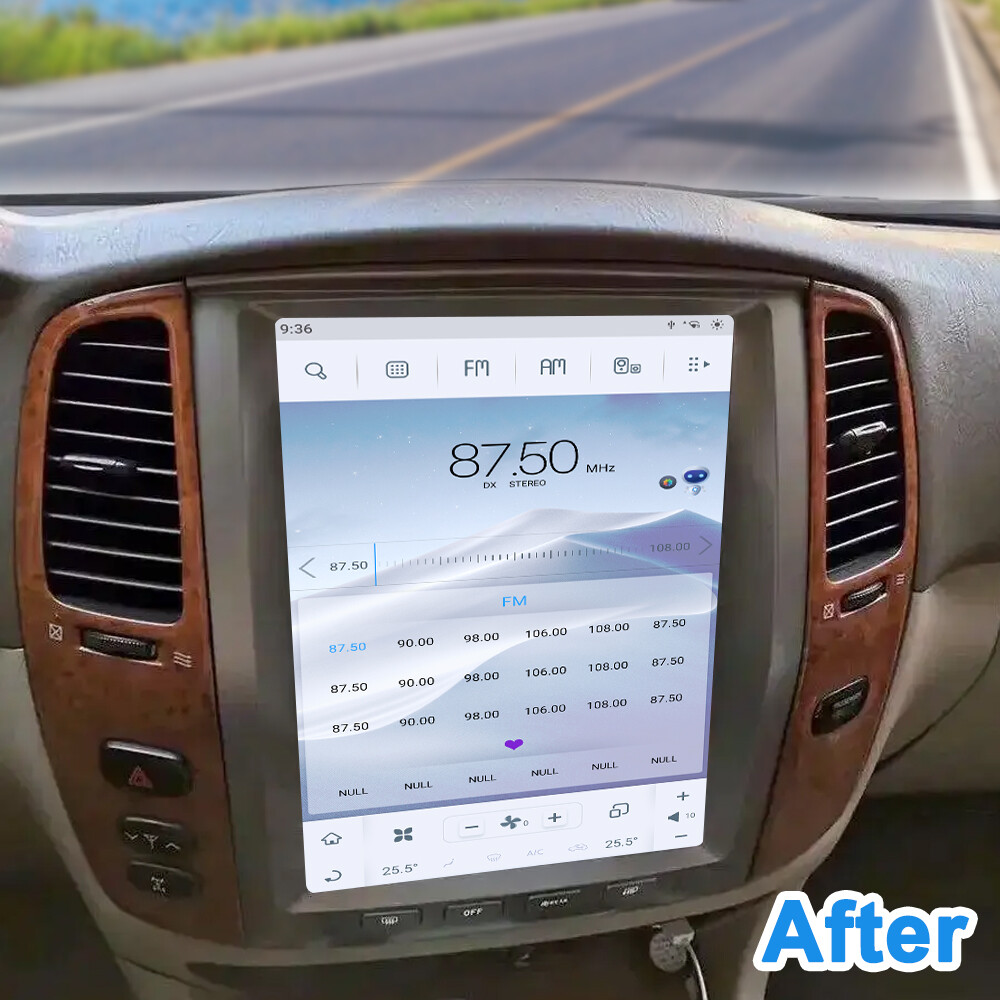 12.1″Car Video Player for Toyota Land Cruiser 2003-2007(LC100) Radio WiFi SWC FM