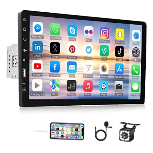 Bluetooth 9″ HD Touch Screen Car Stereo with Bluetooth – Single Din